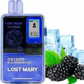 Электронная сигарета Lost Mary OS12000 Blackberry Ice (Ежевика Лед)