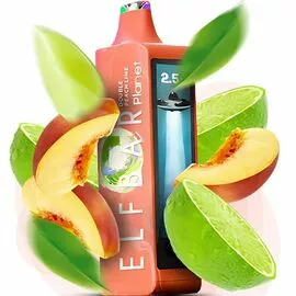 Одноразка Elf Bar Planet 25000 Double Peach Lime (Двойной Персик Лайм)
