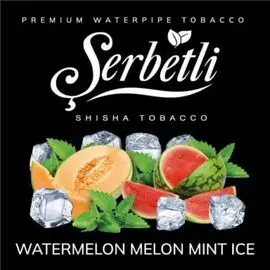 Тютюн Serbetli Watermelon Melon Mint Ice (Кавун Диня М'ята Лід) 500 гр