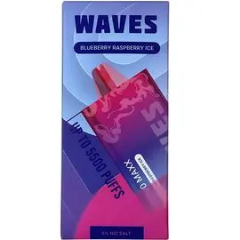 Одноразка Waves W5500 Maxx Blueberry Raspberry Ice (Черника Малина Лед)