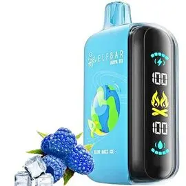 Електронна сигарета Elf Bar RAYA D3 25000 Blue Razz Ice (Блакитний Лимонад Лід)