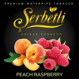 Тютюн Serbetli Raspberry Peach (Малина Персик) 100 гр