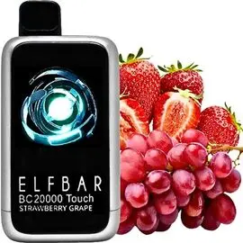 Одноразка Elf Bar BC20000 Touch Strawberry Grape (Клубника Виноград)
