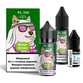Рідина Набір Flavorlab FL350 Grape Lemon (Виноград Лимон) 30мл 5%