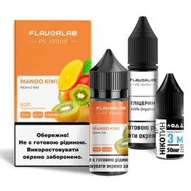 Жидкость Набор Flavorlab PE 10000 Mango Kiwi (Манго Киви) 30мл 5%