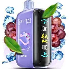 Одноразка Elf Bar RAYA D3 25000 Grape Ice (Виноград Лід)