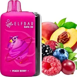 Одноразка Elf Bar RAYA D3 25000 Peach Berry (Персик Ягоды)