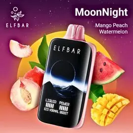 Одноразка Elf Bar MoodNight 40000 Mango Peach Watermelon (Манго Персик Арбуз)