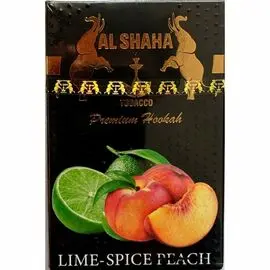 Табак Al Shaha Lime-Spice Peach (Аль Шаха Лайм-Пряный Персик) 50 грамм