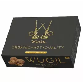 Уголь для кальяна Ореховый для кальяна Wugil 80 куб. 1 кг