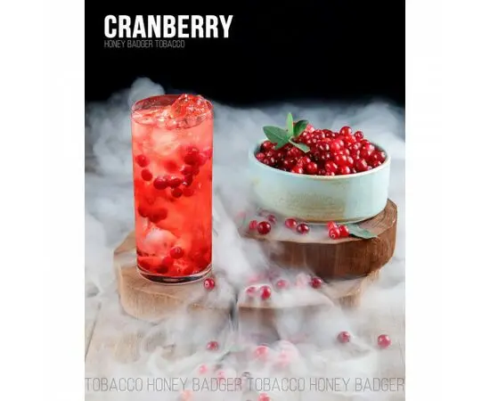 Табак Honey Badger Mild Cranberry (Медовый Барсук легкая линейка) Клюква 250 гр
