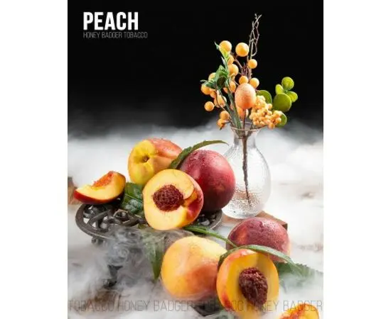 Тютюн Honey Badger Wild Peach (Медовий Барсук Міцний) Персик 250 гр