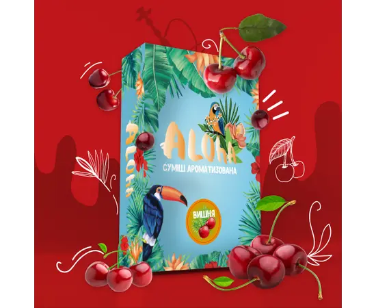 Безникотиновая Смесь Aloha (Алоха Вишня) 100 грамм