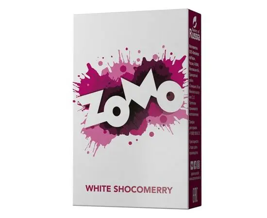 Табак Zomo White Shocomerry (Зомо Белый Шоколад с Малиной) 50 грамм