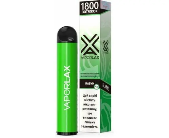 Одноразка Vaporlax (Вапорлакс) Арбуз Айс 1800 | 5%
