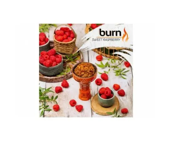 Табак Burn Sweet Raspberry (Бёрн Сочная Малина) 100 грамм