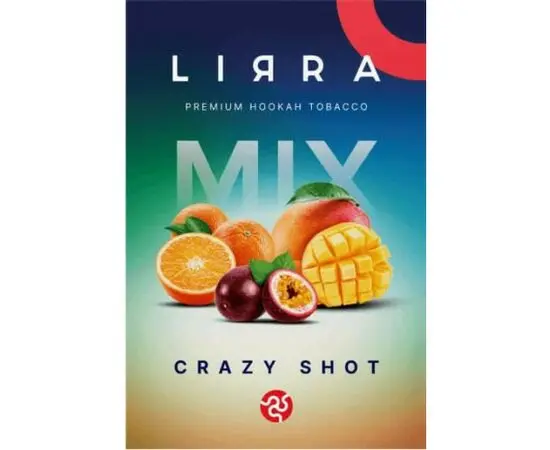 Тютюн Lirra Crazy Shot (Лірра Божевільний Шот) 50 гр
