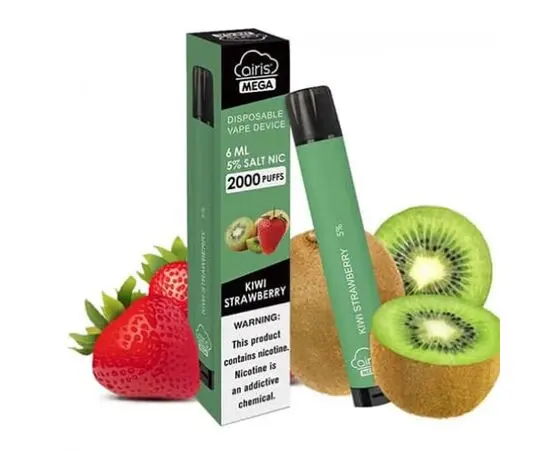 Одноразка Airis Mega 2000 Kiwi Strawberry (Аіріс Ківі Полуниця)