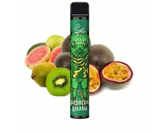 Одноразка Elf Bar 2000 Kiwi Passionfruit Guava | Ківі Маракуйя Гуава (Ельф бар)