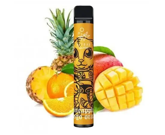 Одноразка Elf Bar 2000 Pineapple Mango Orange | Ананас Манго Апельсин (Ельф бар)