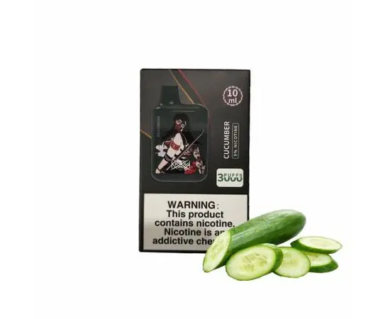 Одноразка Katana 3000 Cucumber (Катана Огуречный Лимонад)