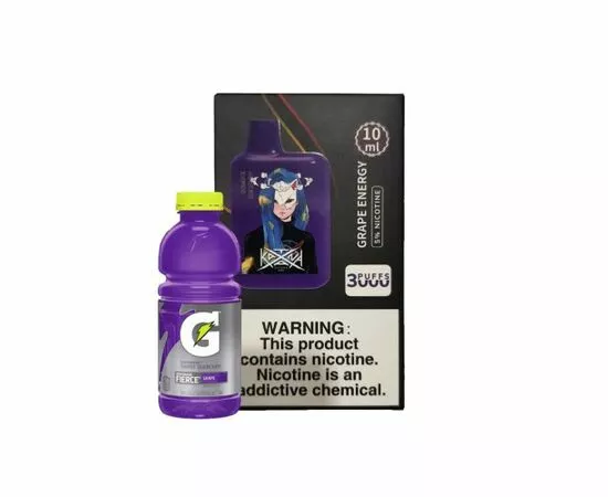 Одноразка Katana 3000 Grape Energy (Катана Виноград Энергетик)