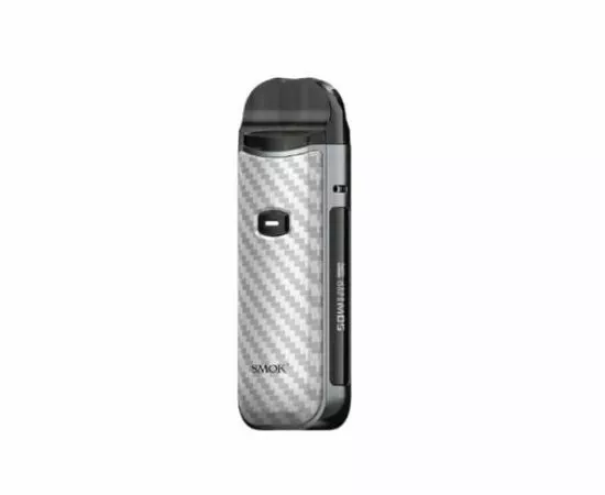 POD Smok Nord 4 1800 мАч Silver Carbon Fiber 50w серый
