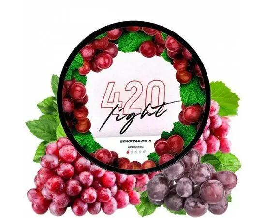Тютюн 420 Light Line Виноград М'ята 100 грам