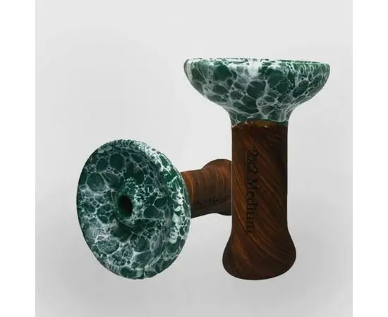 Чаша для кальяна 2x2 Hookah Medium Dark Turquoise