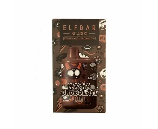 Одноразка Elf ​​Bar BC4000 Mocha Chocolate Limited Edition (Ельф бар Шоколадний Напій)