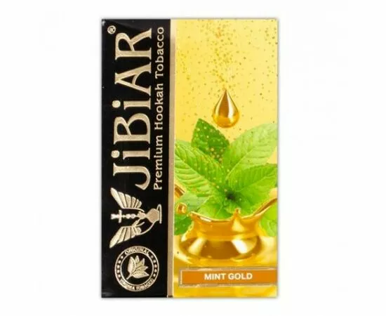 Тютюн Jibiar Mint Gold (Джибіар М'ята Золота) 50грам