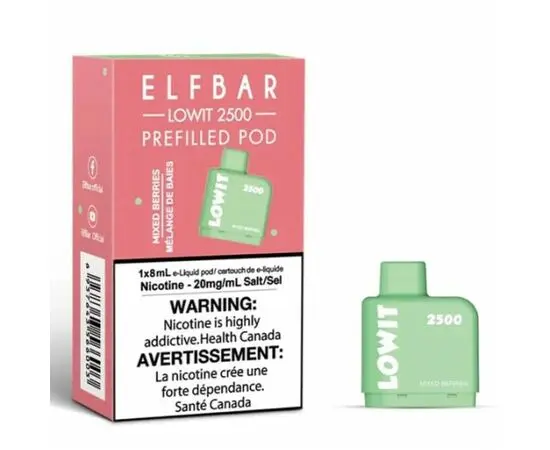 Картриджі Elf Bar Lowit 2500 Mixed Berries (Ловіт Мікс Ягід)