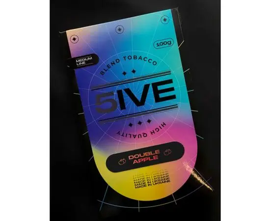 Табак 5IVE Medium Double Apple (Двойное Яблоко) 100грамм