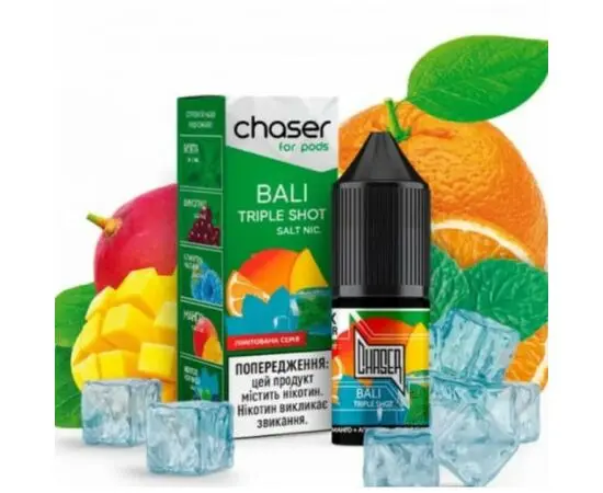 Жидкость Chaser Bali Triple Shot (Чейзер Манго Апельсин Маракуйя) 15мл 5%