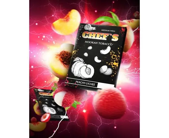 Тютюн Chefs Peachy Lychee (Персик Лічі) 40гр