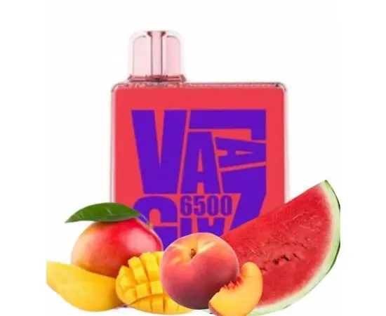 Одноразка VAAL GLAZ6500 Peach Mango Watermelon (Веел) Персик Манго Арбуз