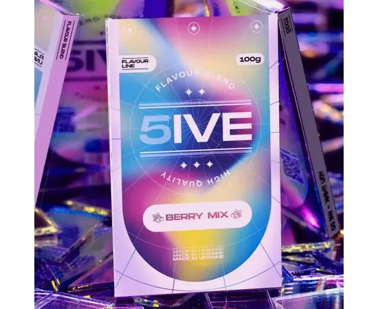 Табак 5IVE Tea Line Wild Raspberry (Файв Чайная линейка Лесная Малина) 100 грамм