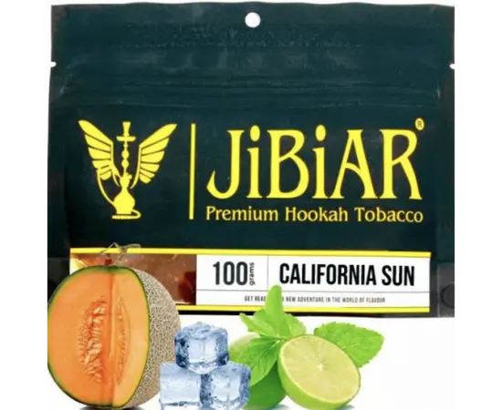 Тютюн Jibiar California Sun (Диня Лайм Льод) 100 гр