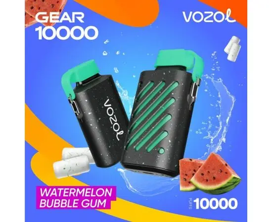 Одноразка Vozol 10000 Watermelon Bubble Gum (Арбузная Жвачка)