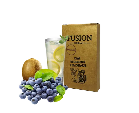 Тютюн Fusion Medium Lemon Kiwi Blueberry (Лимон Ківі Голубика) 100 гр