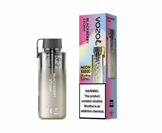 Одноразка Vozol NEON 10000 Blackberry Storm (Ожиновий Ураган)