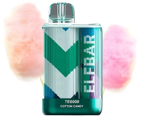 Одноразка Elf Bar TE6000 Cotton Candy (Солодка Вата)