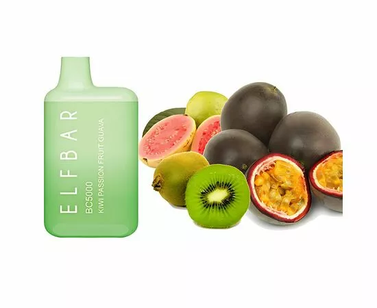 Одноразка Elf Bar BС5000 Kiwi Passion Fruit Guava (Ківі Маракуя Гуава)