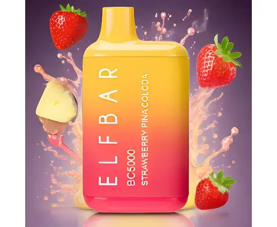 Одноразка Elf Bar BС5000 Strawberry Pina Colada (Полуниця Піна Колада)