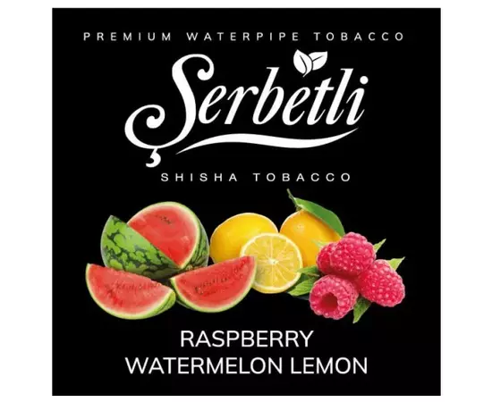 Тютюн Serbetli Raspberry Watermelon Lemon (Малина Кавун Лимон) 100 гр