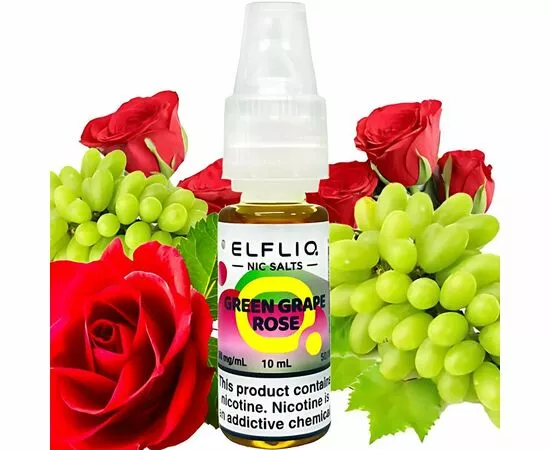Жидкость Elf Liq Green Grape Rose (Зелёный Виноград Роза) 10мл 5%