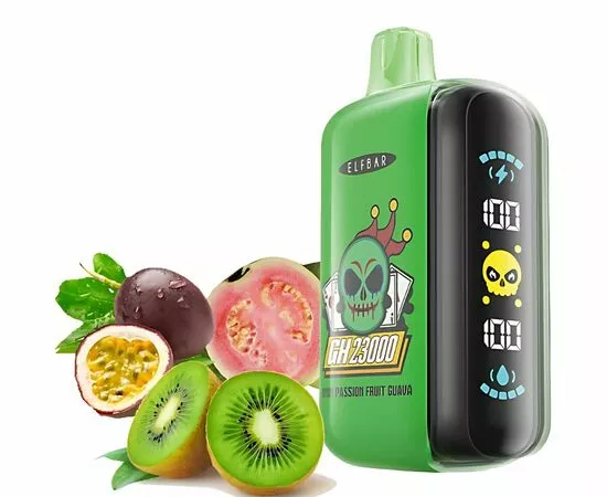 Одноразка Elf Bar GH23000 Kiwi Passion Fruit Guava (Ківі Маракуя Гуава)