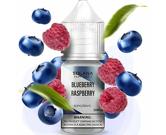 Рідина SOLANA LIQUID - Blueberry Raspberry (Чорниця Малина) 30мл 5%