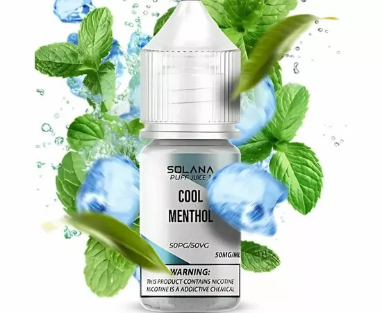 Жидкость SOLANA LIQUID Cool Menthol (Ментол) 30мл 5%