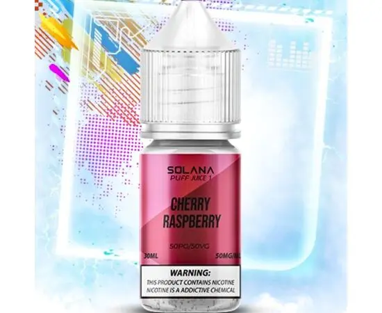 Рідина SOLANA LIQUID Cherry Raspberry (Вишня Малина) 30мол 5%